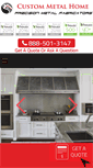 Mobile Screenshot of custommetalhome.com